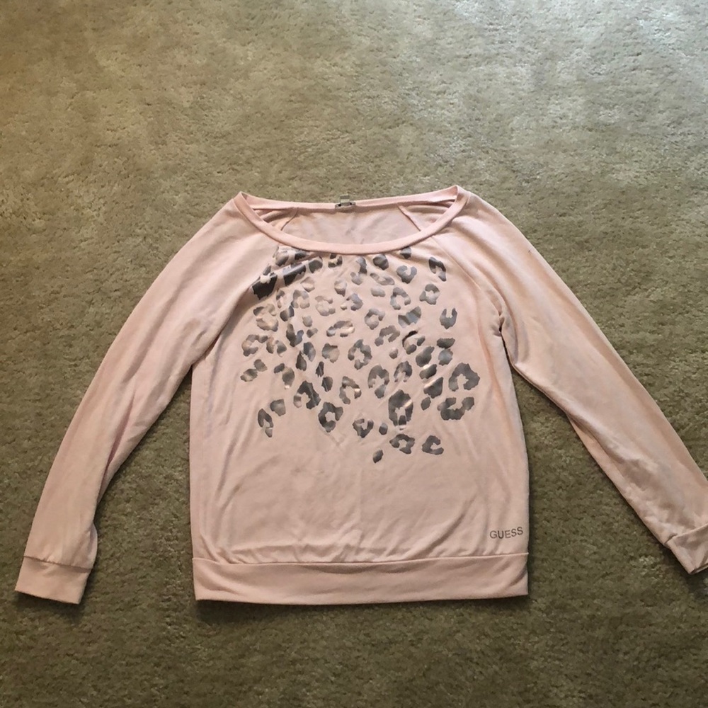 Pink off the shoulder sweater